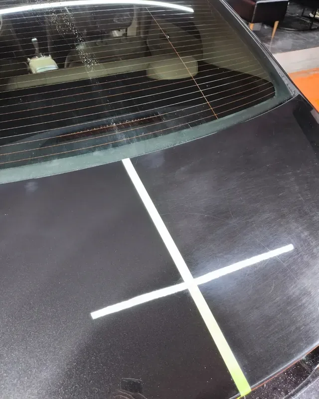 Depth and gloss after ceramic coating — Mercedes-Benz CL350
