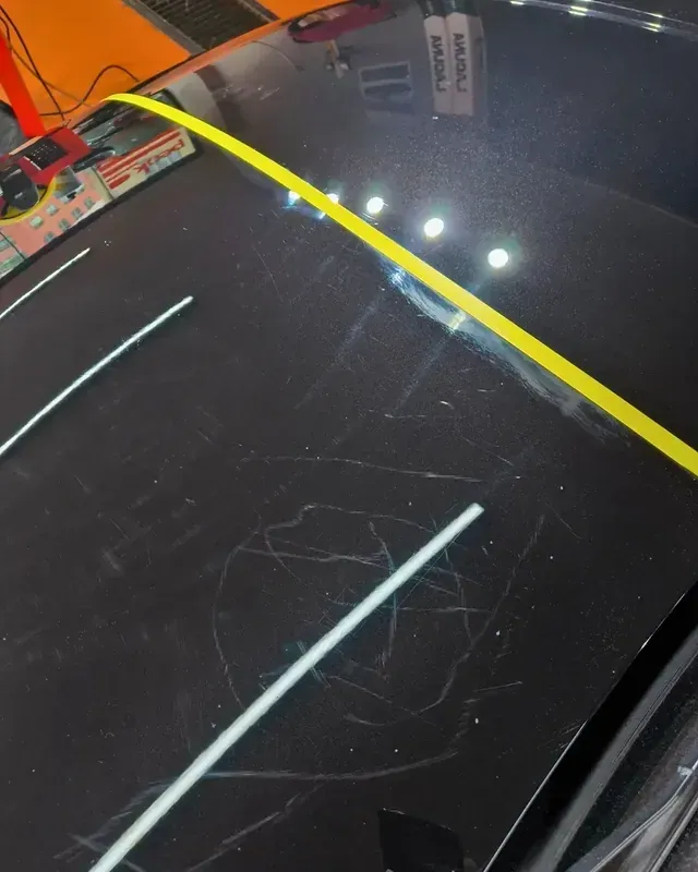 Detail after ceramic coating — Mercedes-Benz CL350